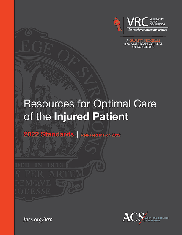 Resources for Optimal Care of the Injured Patient