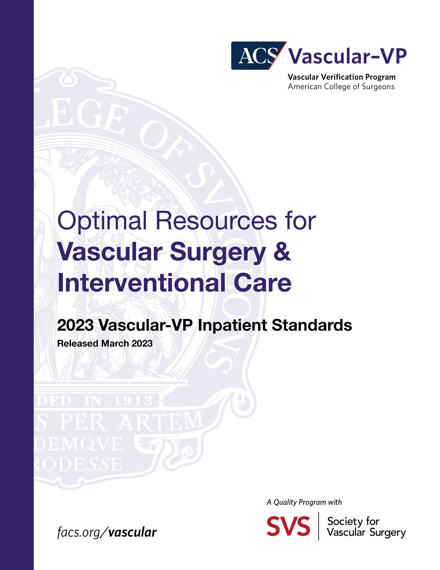 Vascular Surgery Program Standards