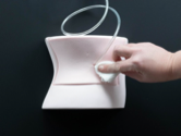Use gauze to clean and dry the skin around the opening.
