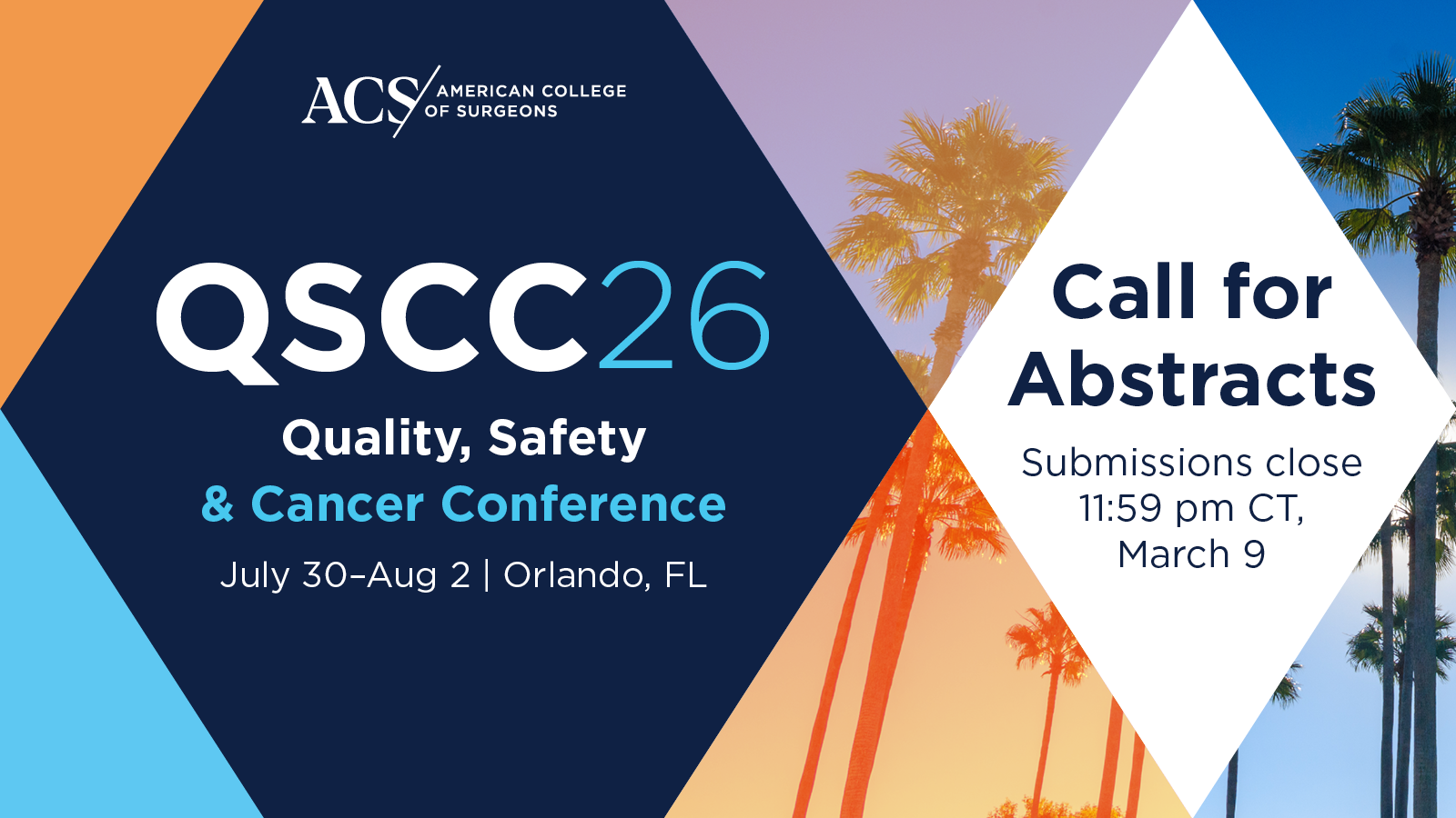 Submit Abstracts for ACS Quality, Safety & Cancer Conference by March 9